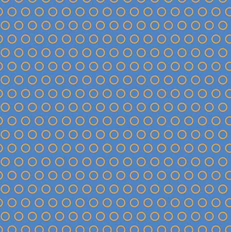 latky metraz oranzove kruhy na modre