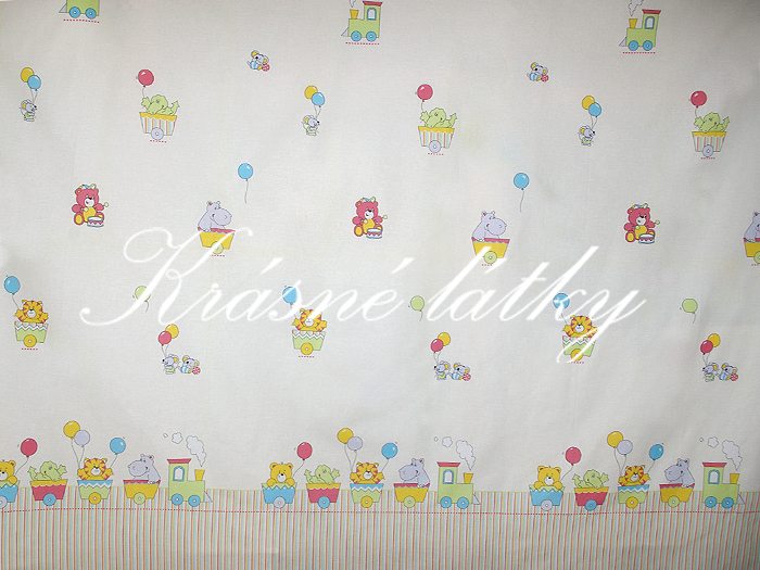 Vláček sv. zelená - 100% bavlna foto ilustrační!