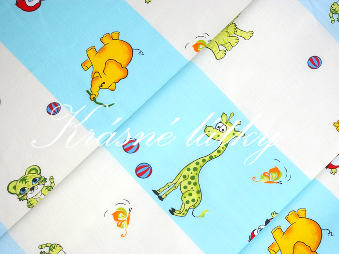 Zvířátka šíře 220 cm velmi pěkná kvalita 100%bavlna