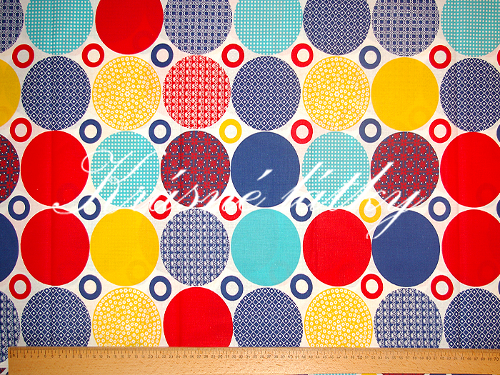 Piškvorky červeno černé - šíře 240 cm