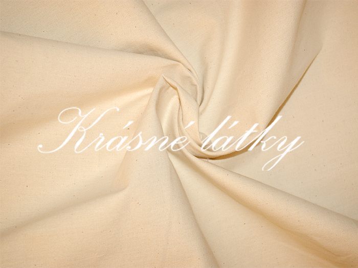 Režné smetanové plátno na bylinkové pytlíky aj. gramáž 140g/m2