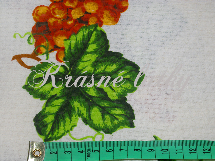 Vaflové piké Houby š.240 cm 100% bavlna, krásné barvy, krásná látka