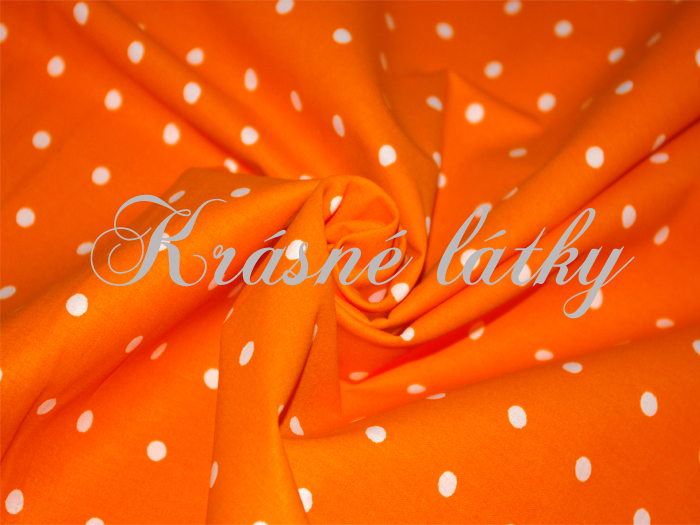 Bílé puntíky 7mm /tyrkys š. 240 cm, 100% bavlna  