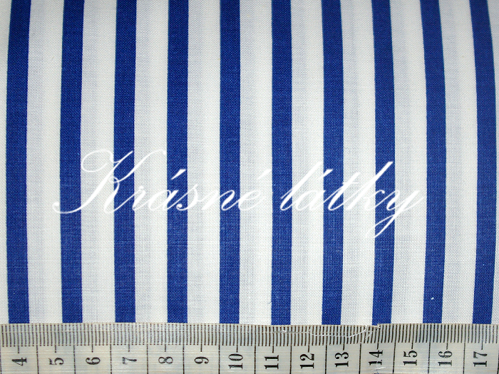 proužek černý 100% bavlna š. 160 cm