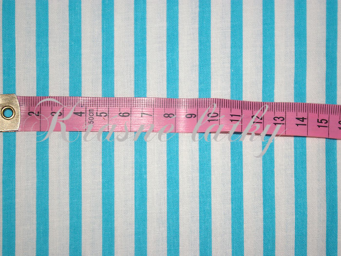 proužek zelený 100% bavlna 