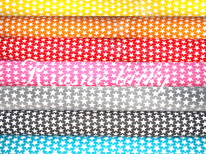 Mini hvězdy žluté, drobné hvězdičky - 100% bavlna, š. 150 cm, 120 g/m2