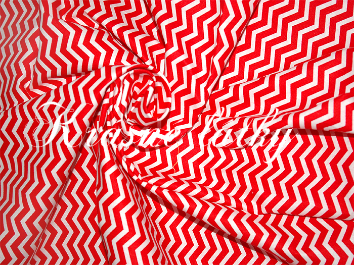 Chevron tyrkys, cik cak,drobné klikyháky,100% bavlna, atest pro děti do tří let