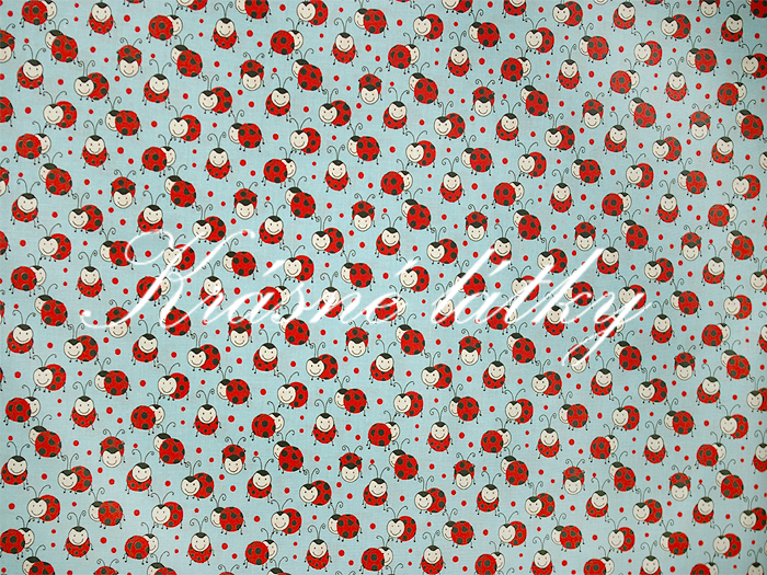 Berušky značková metráž v pěkné kvalitě -100% bavlna, š. 160 cm, 140 g/m2