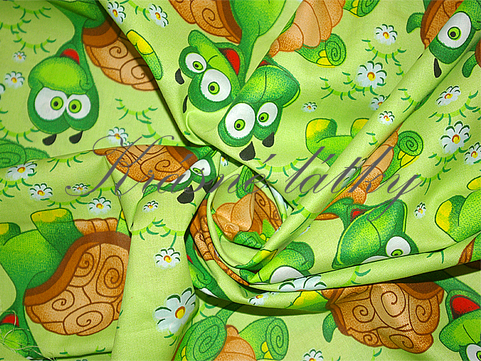 160 x 42 cm Želvy - š.160 cm 100% bavlna
