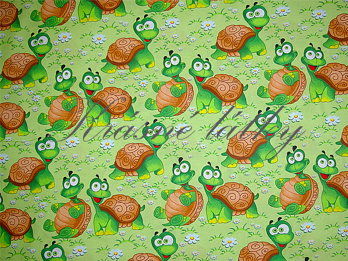 160 x 42 cm Želvy - š.160 cm 100% bavlna