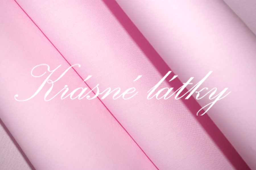 Jemně růžové heboučké plátýnko na dětská prostěradla, šíře 220 cm