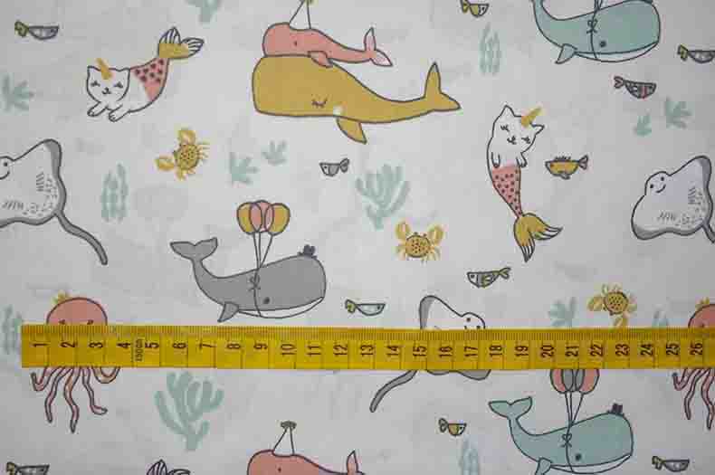 Rejnok, velryba, mořská panna, chobotnice  150cm, velmi pěkná kvalita