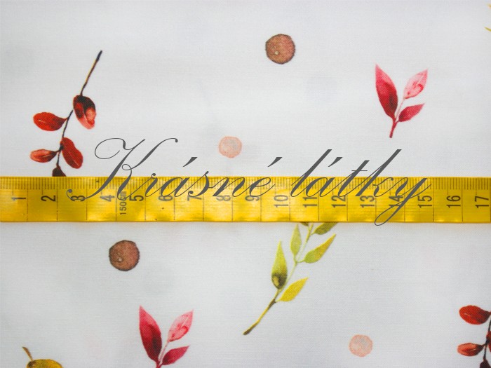 160 x 120 cm Podzimní lístky š. 160 cm bavlna, 150 g/m2