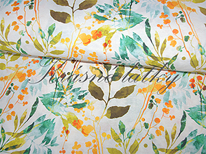 280 x 275 cm Louka - 60% bavlna, 40% polyester, š. 280 cm, 180 g/m2, dětské látky metráž