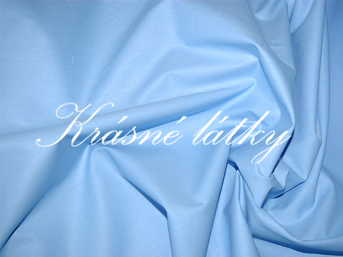 šíře 150 cm Krásné velmi kvalitní bavlněné plátno, bledě modrá látka plátno metráž