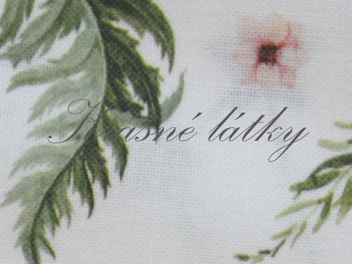 Šípková Růženka - 100% bavlna, š. 160 cm, 130 g/m2