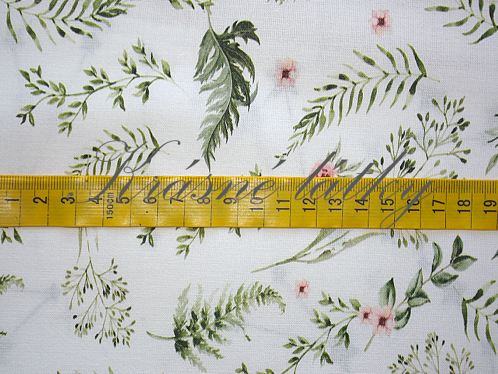 Šípková Růženka - 100% bavlna, š. 160 cm, 130 g/m2