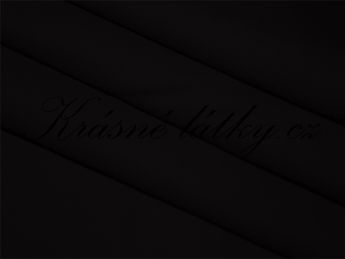 300 x 106 cm ČERNÁ Ubrusovina š 300cm 220 gr/m2 pevná sytě černá látka