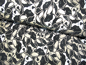 280 x 91 cm Buldočci - 60% bavlna, 40% polyester, š. 280 cm, 180 g/m2, dětské látky metráž