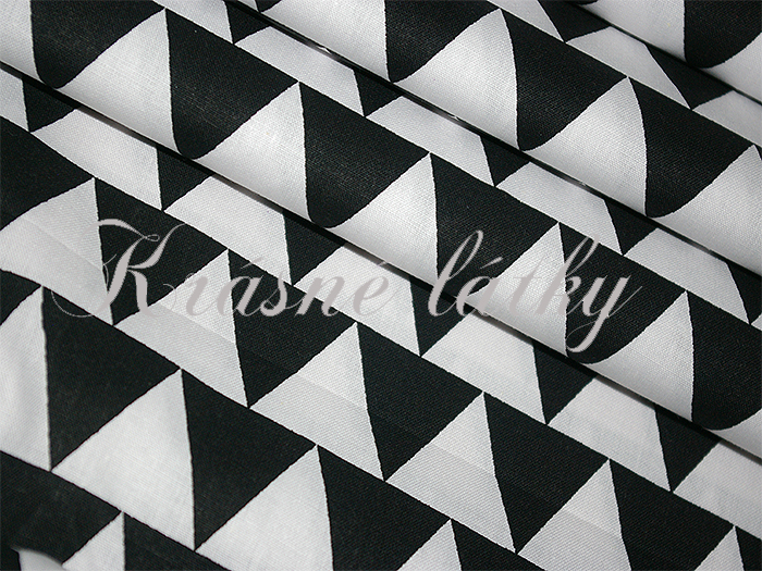 187 x 160 cm II. jakost Černá pyramida - 100% bavlna, š. 160 cm, 140 g/m2