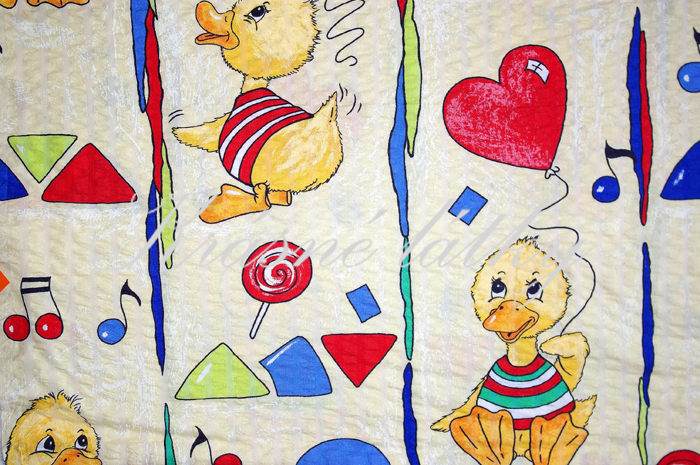 Kačenky - 100% bavlna, bavlněná metráž, dětská metráž, bavlněné látky