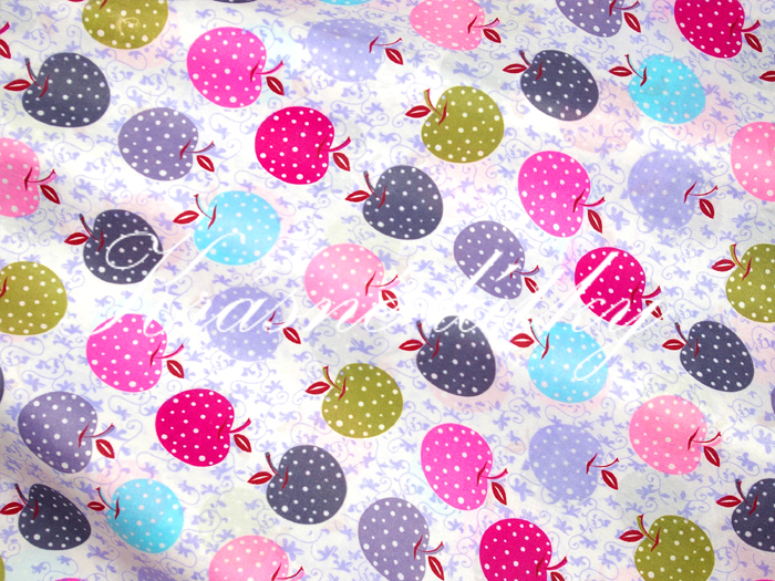 Jablíčka - bavlněné plátno š. 230 cm