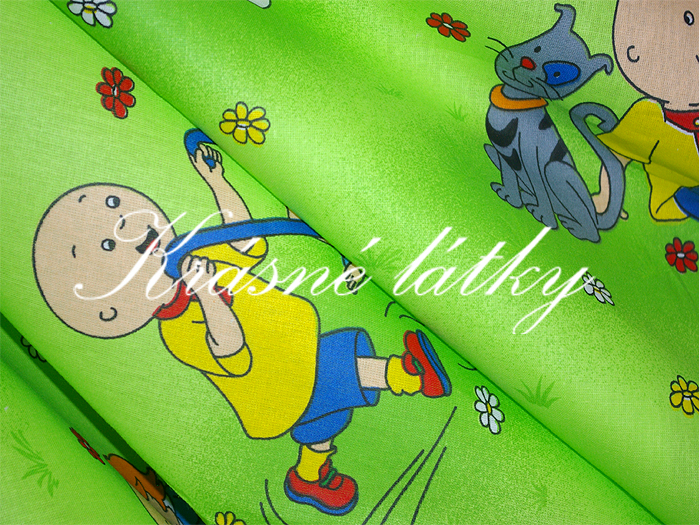 Dětský sen- š.220 cm 100% bavlna v pestrých b. na dětské výrobky a dekoraci zele