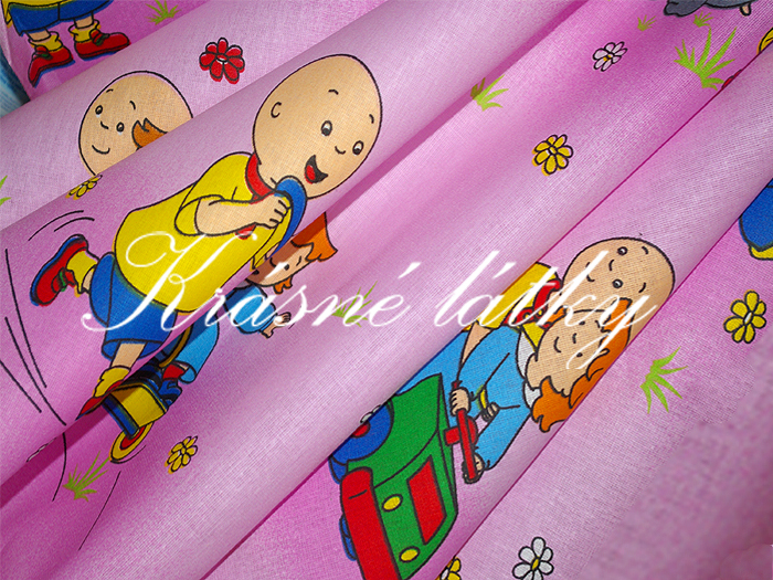 Dětský sen- š.220 cm 100% bavlna v pestrých b. na dětské výrobky a dekoraci růžo