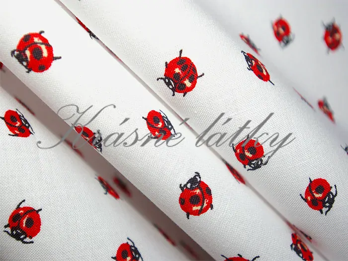 Berušky 100% bavlna, plátno š. 150cm