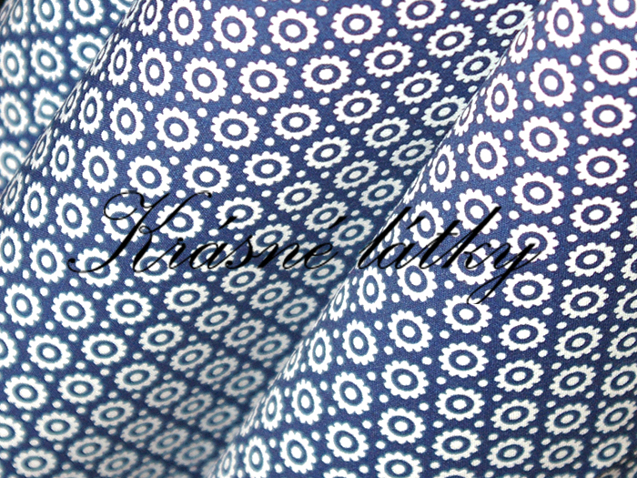 Kytičky - bavlněné plátno š.150, 145g/m2