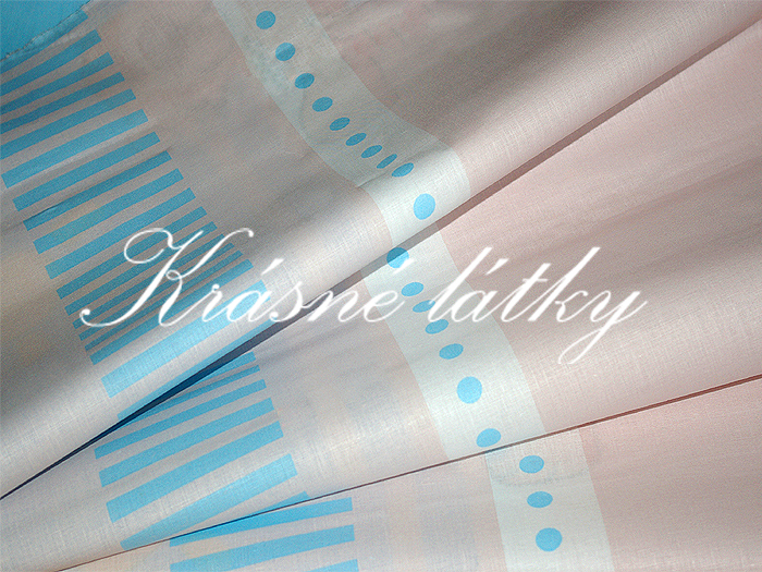 Medvídek s kytičkou - modrý- 100% bavlna