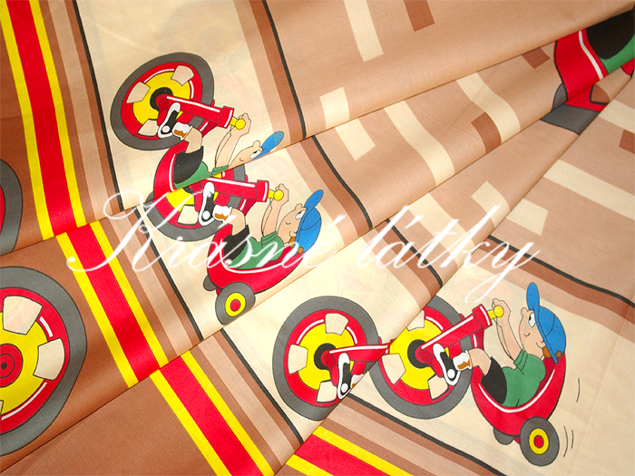 Vyprodáno Metráž motorka 100% bavlna modré provedení vyprodáno