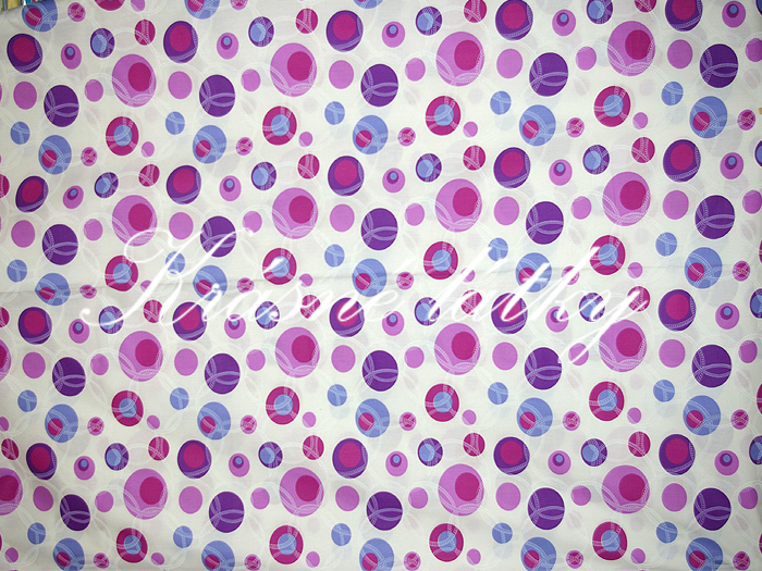 Kolečka fialová - šíře 240 cm