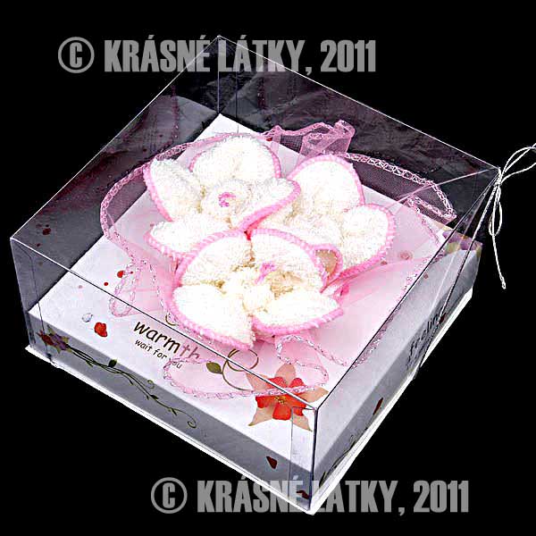 Rozkvetlá růže - bavlněný ručník