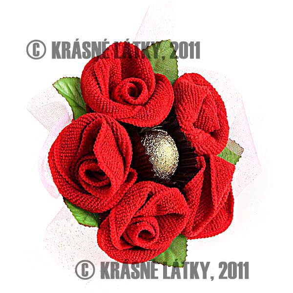 Kytice růží č.3 - bavlněný ručník