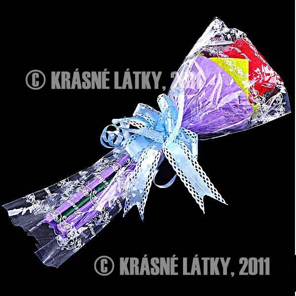 Valentýnská růže - bavlněný ručník