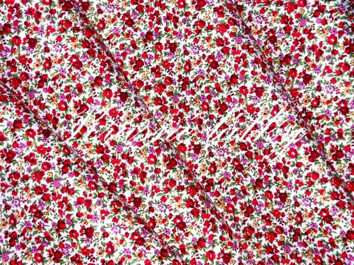 Kytičky - bavlněné plátno š.145, 145g/m