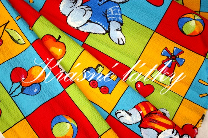 Zářivá do dětského pokojíčku - 100% bavlna