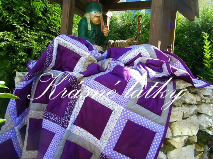 Provense patchworková deka