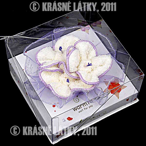 Rozkvetlá růže - bavlněný ručník