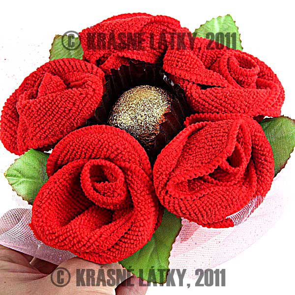 Kytice růží č.3 - bavlněný ručník