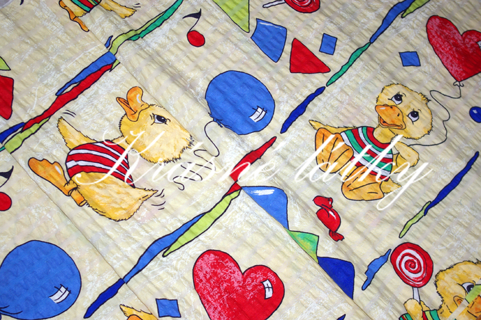 Kačenky - 100% bavlna, bavlněná metráž, dětská metráž, bavlněné látky