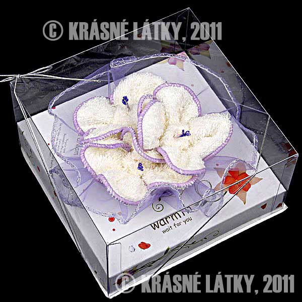 Rozkvetlá růže - bavlněný ručník