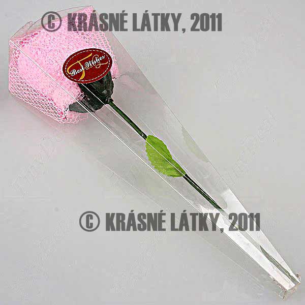 Valentýnská růže - bavlněný ručník