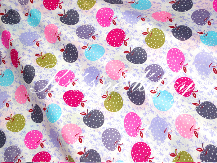 Jablíčka - bavlněné plátno š. 230 cm