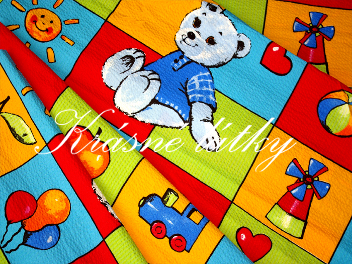 Zářivá do dětského pokojíčku - 100% bavlna