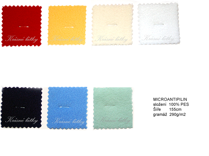 Polar fleece v kvalitě micro s protižmolkovou úpravou - anti-pilling
