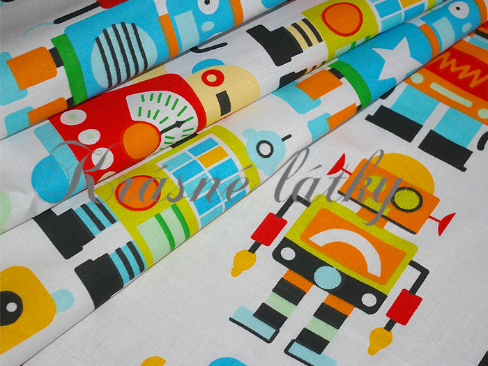 Roboti metráž v pěkné kvalitě - 100% bavlna, š. 160 cm, 140 g/m2 