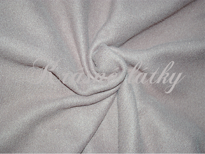 Fleece Antipilling světle šedá š. 160cm 360g/m2