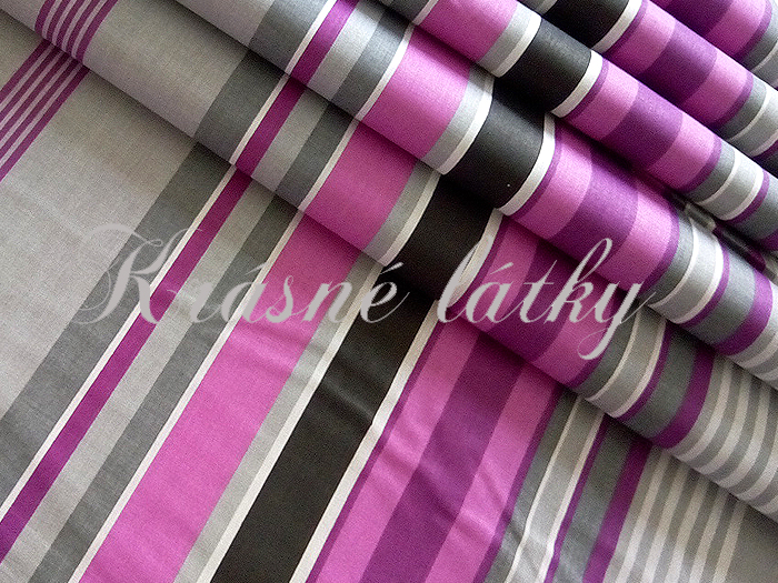 Proužek - šíře 240 cm 100% bavlna Velmi pěkná kvalita!